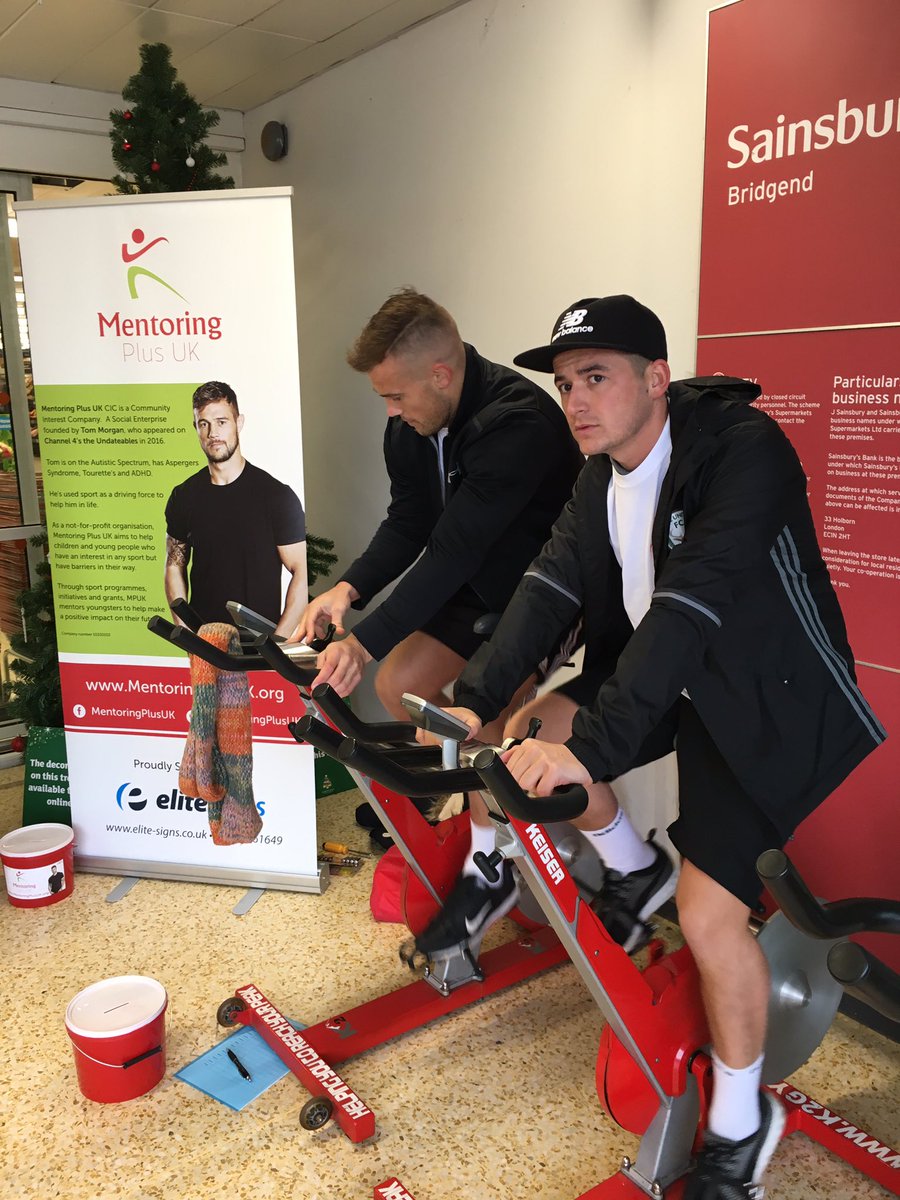 MentoringPlusUK's tweet photo. We've started our fundraiser! At Sainsbury's Bridgend cycling the distance between Land's End and John O'groats! https://t.co/MWdGkYB4dt