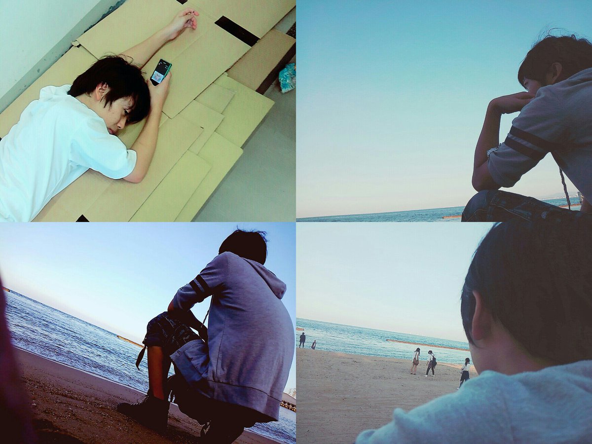 長谷爺 على تويتر 黄昏一野 が増えた 修学旅行での与論島で撮ったやつはイイ感じに黄昏てる 笑 1枚目 昨年度 2枚目 今年度 黄昏一野