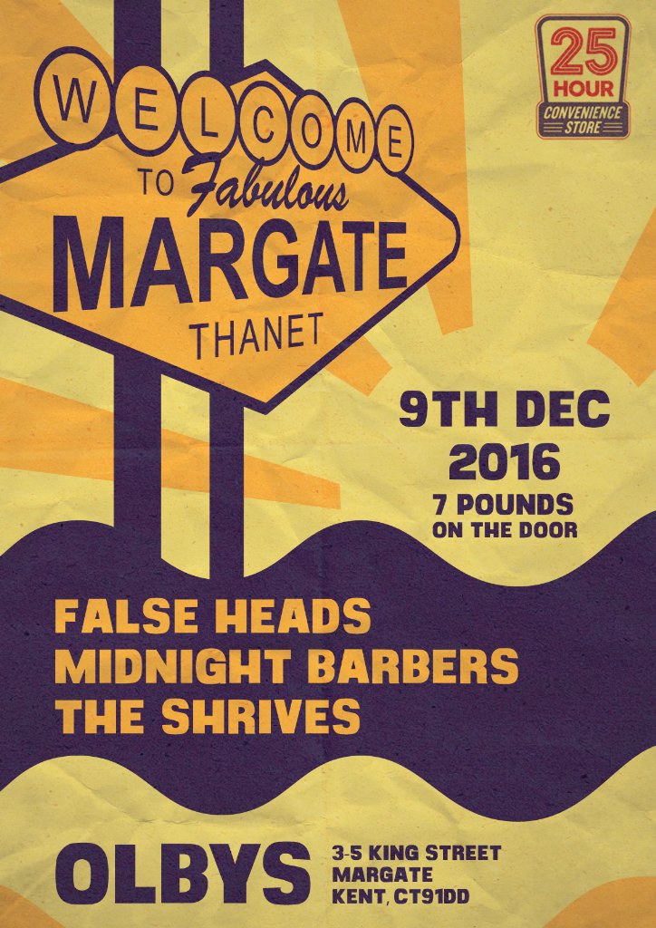 Upcoming gigs9/10 - Olbys, Margate @FalseHeads @theshrives10/10 - @BassmentBar, Chelmsford <a href="/MandevilleUK/">Mandeville</a> EP launch
