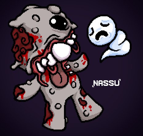 EvilNassu's tweet photo. Blighted Ovum from #TheBindingOfIsaac game.
#Pixel #pixelart #bindingofisaac #fanart #indie #BlightedOvum https://t.co/1MO2mnsO5T