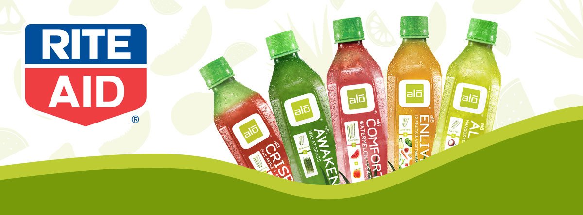 ALOdrink's tweet photo. All day today get a 4-pack of ALO for only $4.99 at any @riteaid! #ALOadUp #DoTheRiteThing #GoodnessFromTheInsideOut https://t.co/GVyBcKeatD