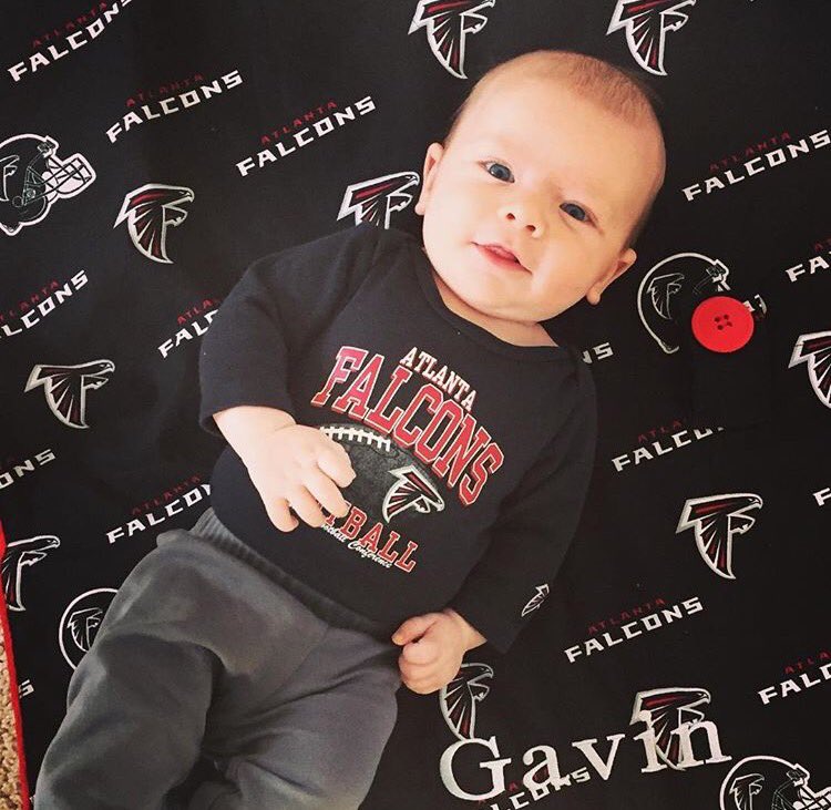 shaynegray's tweet photo. Nobody's ready to #RiseUp quite like this kid! #AtlantaFalcons #Gavatron https://t.co/dKjEXKfP1Y