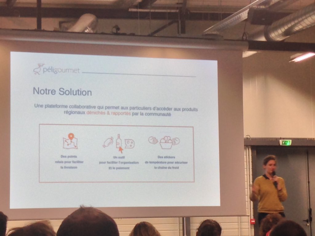 FoodTechIPB's tweet photo. @Peligourmet permet de rendre accessible des produits régionaux loin de chez vous grâce au covoiturage ! #FoodTechChallenge @InstitutPBocuse https://t.co/W2K1N0HI8g