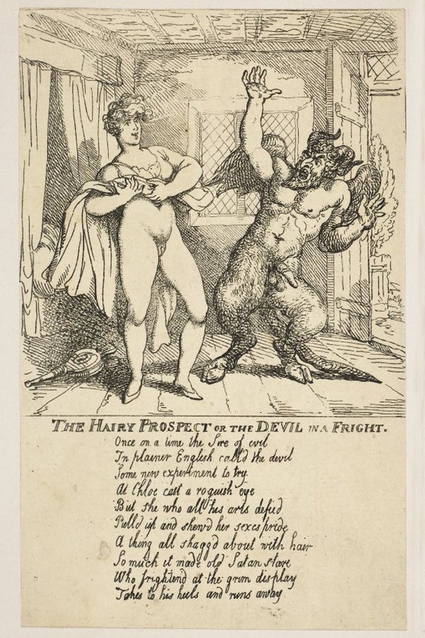 WhoresofYore's tweet photo. Great piece by @jimsyjampots on the Rowlandson image posted earlier this week. Vulvas: Officially scarier than Satan https://t.co/SNUeNfTRz2 https://t.co/Bo6J93qmBr