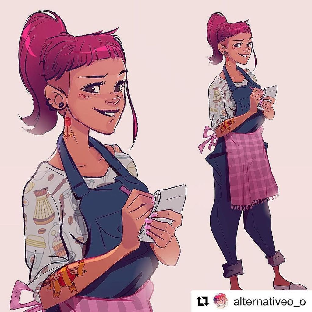 WooomicAcademy's tweet photo. #wooolikes Art by @alternativeo_o ・・・
🍧 #alternativedrawings #girl #girldrawing #redhair #drawing #characterdesign … https://t.co/cfADtnwZW4
