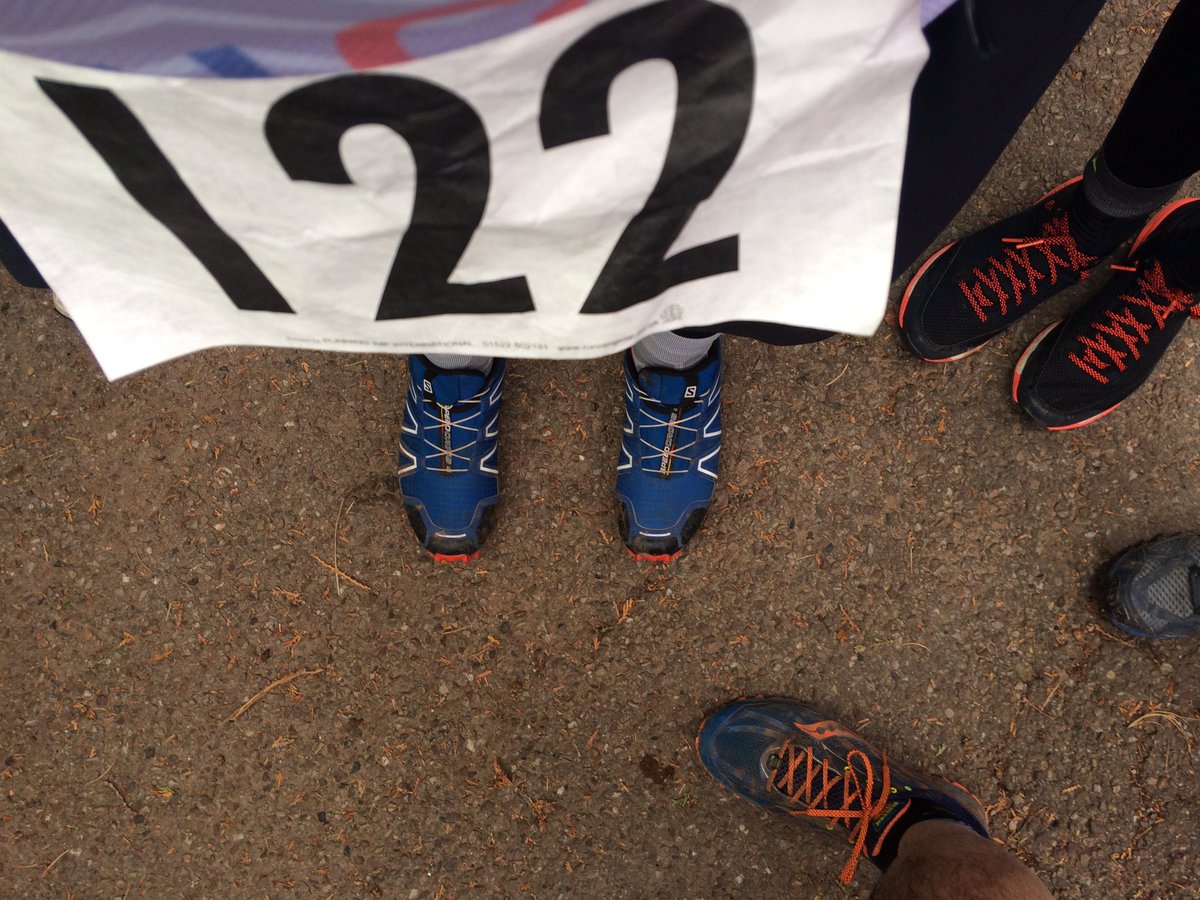 MattUpston's tweet photo. Loved my @SalomonTrails #SpeedCross4 perfect for today's #BictonBlister trail race. Great grip and comfy #MuddyAdventure https://t.co/MkNf2uhKy1