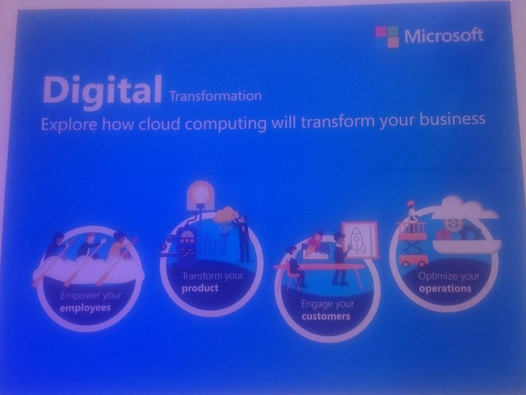 MicrosoftEgypt's tweet photo. #Microsoft Empower your employees, Transforms your Products, Engages your Customers, Optimizes your Operations. #CairoICT2016 #MSICT2016 https://t.co/Pl1qggsjFa