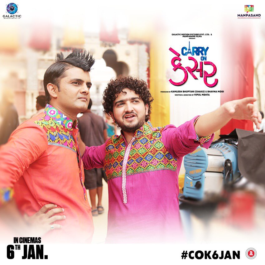 CarryOnKesar's tweet photo. Naughty boys Hitesh-Mitesh coming to make you laugh soon in cinemas near you on 6th January. #CarryOnKesar #COK6Jan #CharacterLaunch https://t.co/sXBfo1abuy