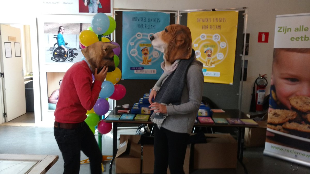 Onze mascotte Snuffel is er ook bij! #dagvandewetenschap