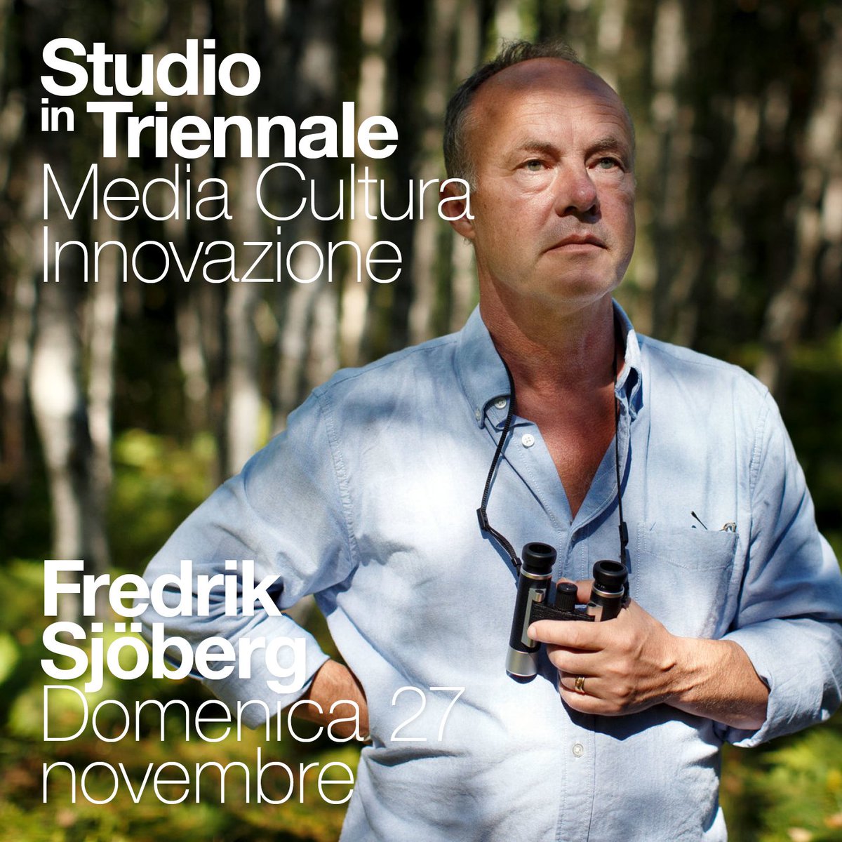 IperboreaLibri's tweet photo. Nature writing, collezionismo e molto altro, oggi h 18.30 #FredrikSjöberg ospite di "Studio in Triennale" assieme a #PaoloNori #sit2016 https://t.co/vlcex5LSMC