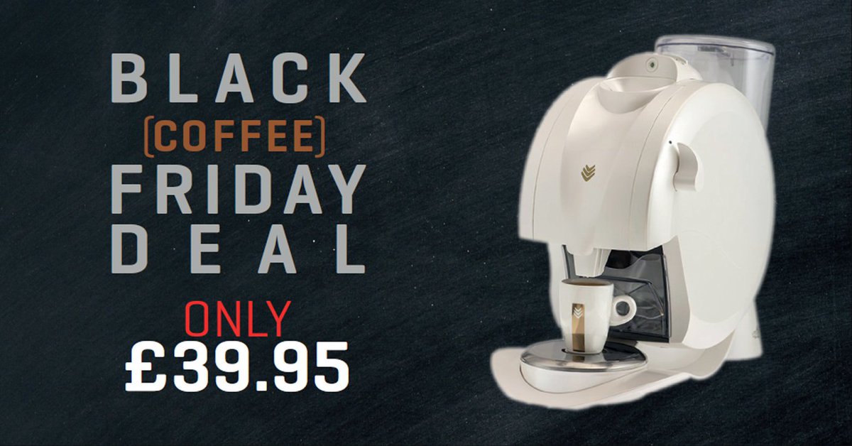 RomboutsCoffee's tweet photo. Our spectacular #BlackFriday - #CyberMonday offer is still on - Rombouts #Coffee #PodMachine for only ยฃ39.95 - https://t.co/hUMWgRW024 https://t.co/SZX7ShO21i