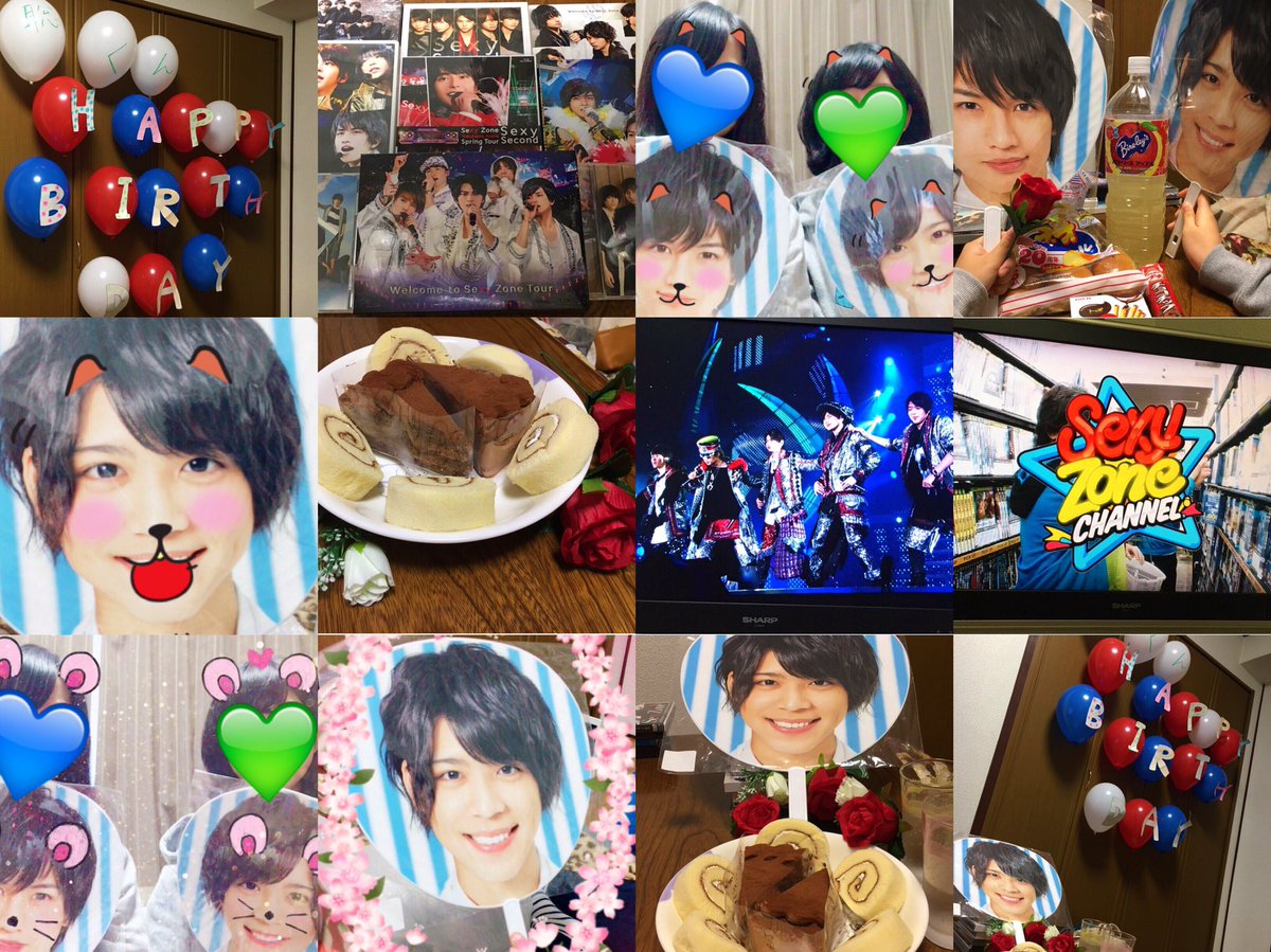 mina_kenty's tweet photo. 聡ちゃんお誕生日おめでとう💗

松島��誕生日会を開催しました👏
約10時間、セクゾ見続けてヤバスティックパイナポー状態ww

健聡コンビ楽しかった😊改めて自担のかっこよさに惚れました💙笑

聡ちゃんにとって素敵な1年になりますように✨

#松島聡生誕祭 

@vch_hdi https://t.co/OpkpbIYpGS