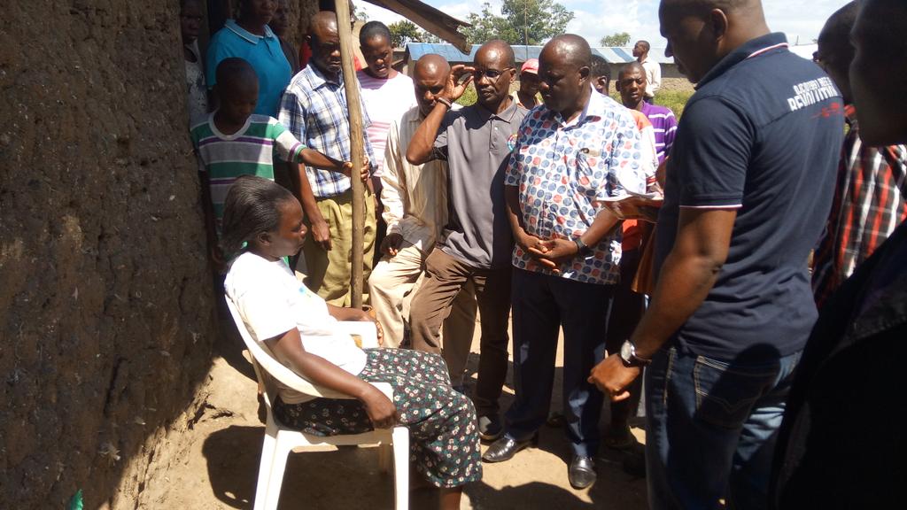 HonWashiali's tweet photo. In Shibale slums today with Rashid Mohammed checking on those who were affected during the GSU Operations https://t.co/gm4HwLK8Ix
