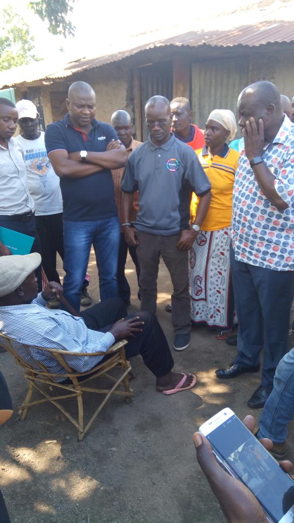 HonWashiali's tweet photo. In Shibale slums today with Rashid Mohammed checking on those who were affected during the GSU Operations https://t.co/gm4HwLK8Ix