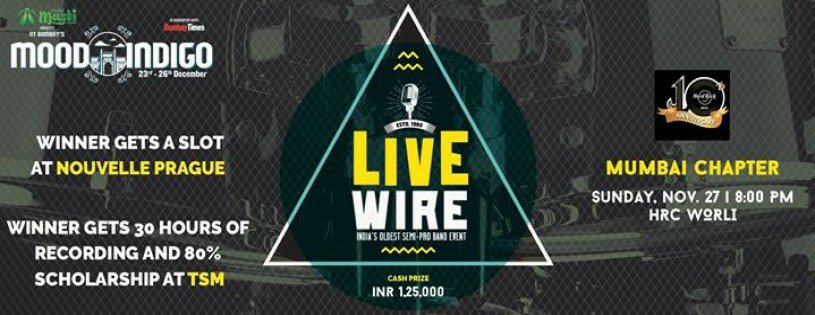gigitofficial's tweet photo. Mood Indigo: Livewire Mumbai: Band Wars at @HRCIndia #Worli. featuring sum of the youngest coolest bands.  Gig-it, https://t.co/LGTlVnVYyM https://t.co/15X5t3BmcQ