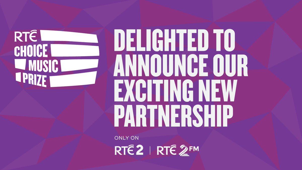 rte's tweet image. We are delighted to announce a new partnership: the RTÉ @choiceprize - Irish Album of the Year. More to follow.  #RTEChoicemusic