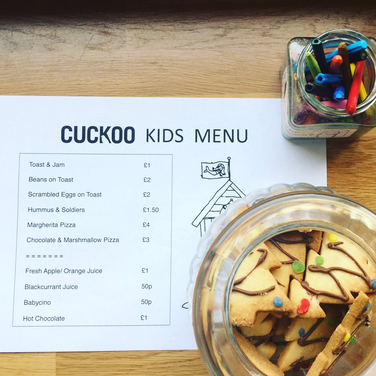 CuckooPrestwich's tweet photo. Colouring in and sweet treats #CuckooKids #FamilyFriendly #Christmasiscoming https://t.co/uSDl1VOdMX