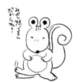 もこパイセン(@moko424)が描いてくれたみよしのイメージ図が怒ったシマリスくんでかわいくて嬉しかったので自慢します 