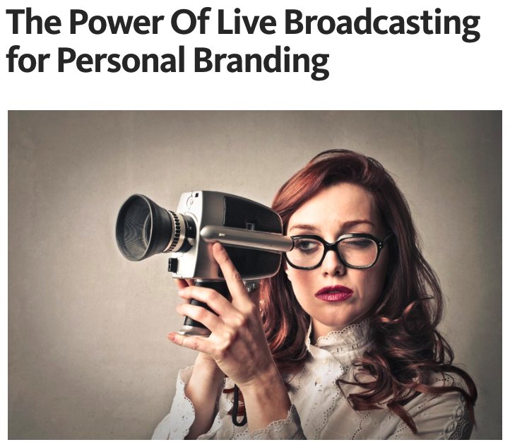 premiumchatapp's tweet photo. "GREAT READ" - The Power Of Live Broadcasting For Personal Branding  #branding #brands 

► https://t.co/dLD78jPtRo https://t.co/leMRdy2ZBB