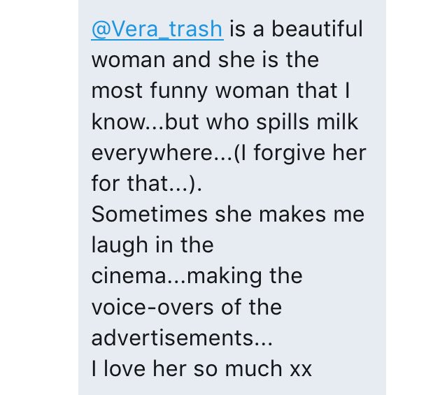 WWPositivity's tweet image. @Vera_trash 🌹