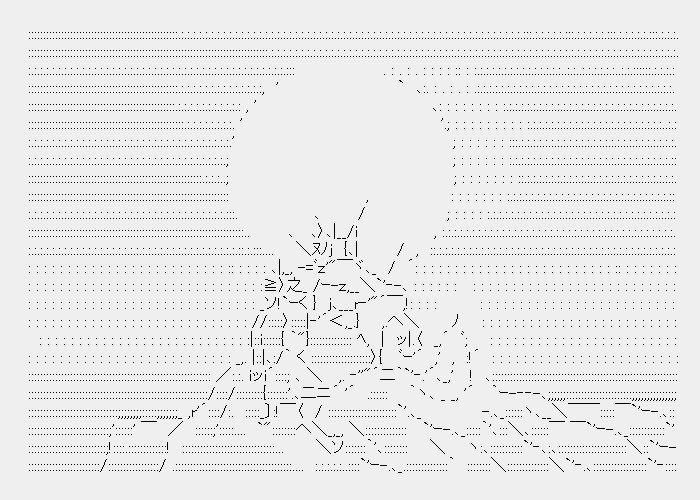 ゴーゴリ1912 Pa Twitter 7777ツイート記念に 名前に 7 の付くキャラクターをaa化してみる ファイナルファンタジー7 から レッド13 エディタ上での容量 4698byte 25行 Ms Pゴシック ２ちゃんねる用 アスキーアート Ff7 T Co Axff8q2lgl