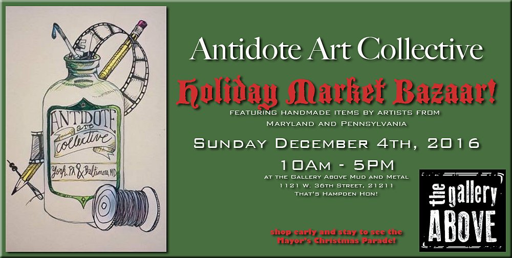 CherylFairPhoto's tweet photo. Next Sunday Dec 4th in @Hampden21211 @MagicalRealism @NonaNarcisse @BeestungArt https://t.co/puhd1N2wHF