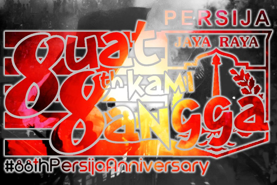 KataAbin's tweet photo. Persija Jakarta Road To 88th! #Persija #Jakarta #PersijaDay #88thPersijaJakarta https://t.co/pjQ1JXrMAh