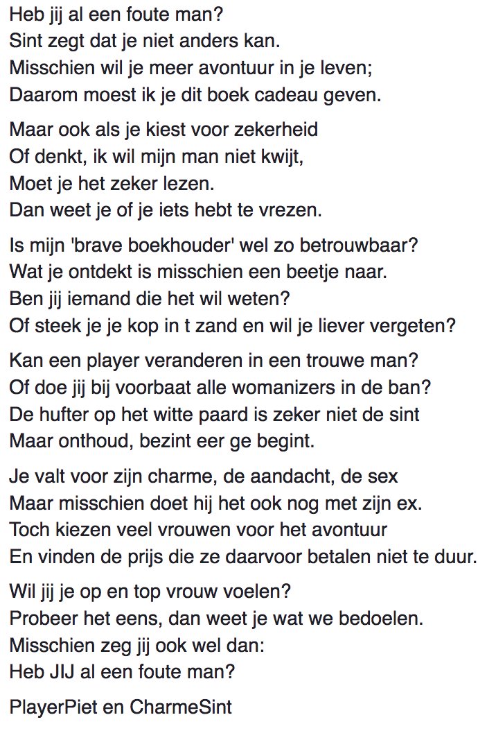 estherjacobs's tweet photo. Foute man in je schoen? Originele #cadeautip voor #Sinterklaas of #kerst; boek plus #gedicht: https://t.co/1LVzcpEd2l #fouteman https://t.co/lzLT1EiUvX