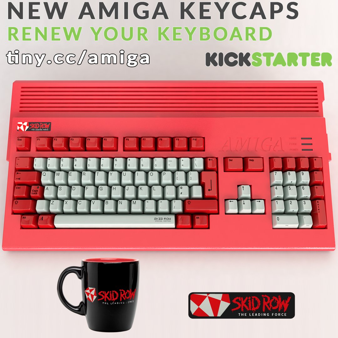 A1200NET's tweet photo. #Kickstarter #retrogaming #gamersunite #retrogamer #Amiga New #AmigaKeycaps Today Live Stream @ 5PM GMT https://t.co/iATmMsxXCn https://t.co/Sfr7h5qI50