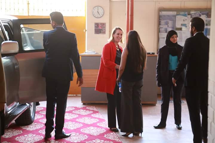 kasbitofficial's tweet photo. Kasbit is honored to welcome US consule General, Ms. Grace W. Shelton  #KASBIT #SWkhi16 #Academicpartner #Aplosinnovation #Seedventures#Day3 https://t.co/7BsRMMWLLU