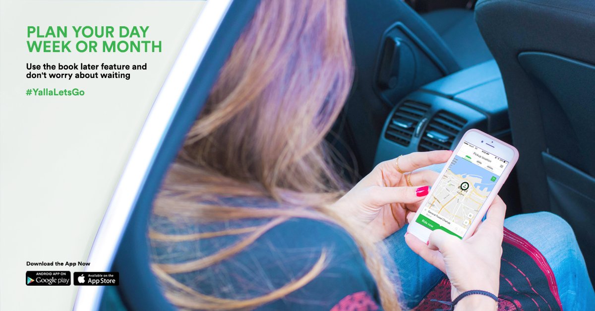 CareemLEB's tweet photo. Planning out your week with Careem has never been easier!
#yallaletsGO #CareemLEB #BetterLiving #beirut #justatapaway #nohassle #ridelater https://t.co/otgX4hF9tZ