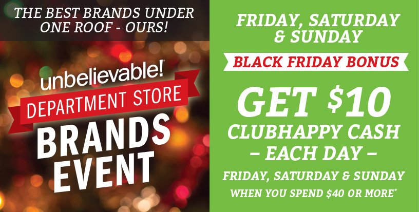 RuggedWearhouse's tweet photo. Last chance! Hurry in to earn $10 clubhappy cash when you spend $40 or more TODAY only! Click here for details: https://t.co/nIfGjTsmZN https://t.co/x8uouiJYRy
