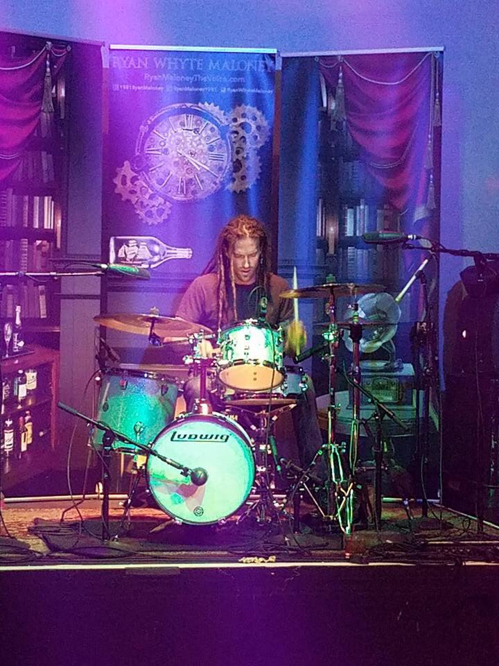 RyanMaloney1981's tweet photo. My@main man @nick_oshiro  laying it down at The Palms w us tonight! #drumwizardry https://t.co/Rb4LV8yYyK