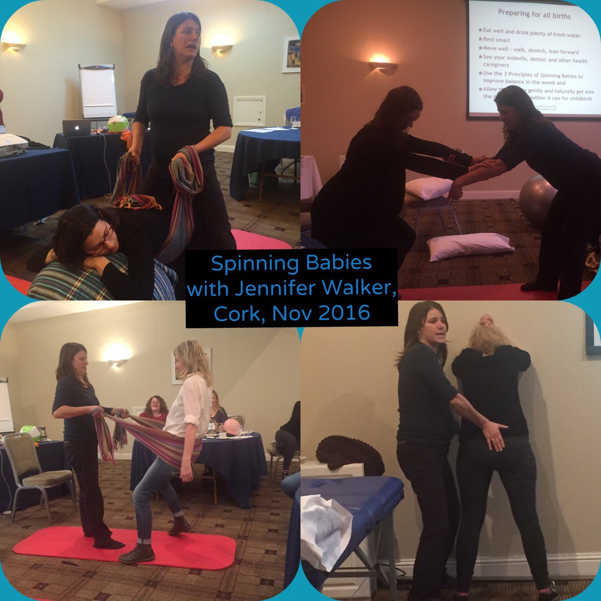 BirthingMamas's tweet photo. Great day doing Spinning Babies training yesterday with @birthsupportNL - thanks for organising @NaomiODonovan #cork #doula https://t.co/7tKVyNXBsp