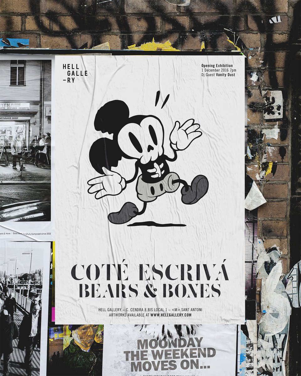 Hornygallery's tweet photo. Barcelona! 
Por primera vez en la ciudad, Hell Gallery te trae a @cotescriva !Save the date! https://t.co/tz0YL0MF6u