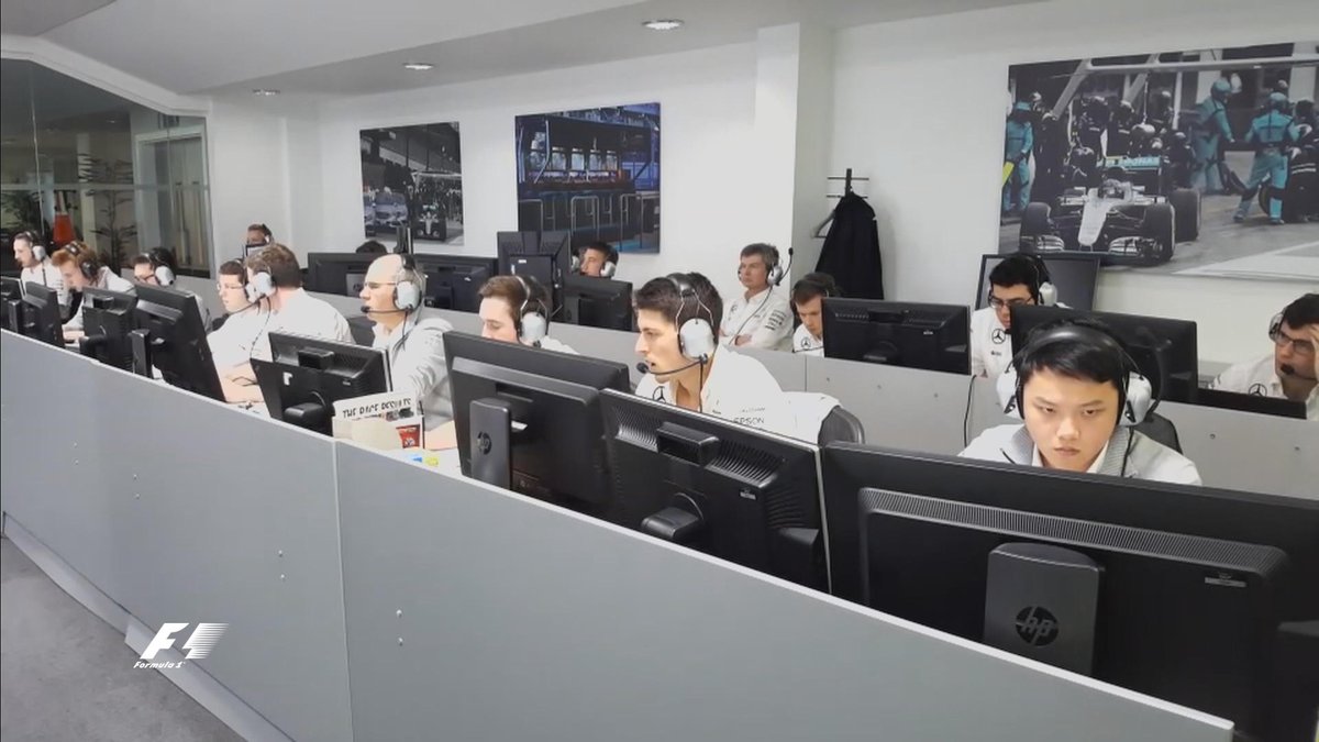 F1's tweet photo. Meanwhile, over at @MercedesAMGF1 HQ in Brackley, there are no fingernails left... 🙈

#F1Finale #AbuDhabiGP 🇦🇪 https://t.co/sZvk748GEc