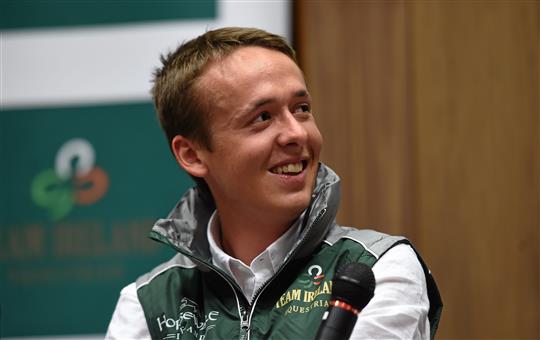 HorseSportIRL's tweet photo. This is getting ridiculous, Bertram Allen has just won ANOTHER new car in Stockholm, his 2nd in 24 hrs & 8th car in total He's 21 by the way https://t.co/0MtofUucjl