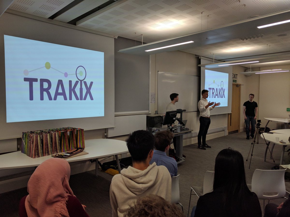 edventlife's tweet photo. Love the big clear logo from Trakik, here to manage your #startup receipts at an affordable price #LSEFinTech #fintech https://t.co/gol0Zvdd1p