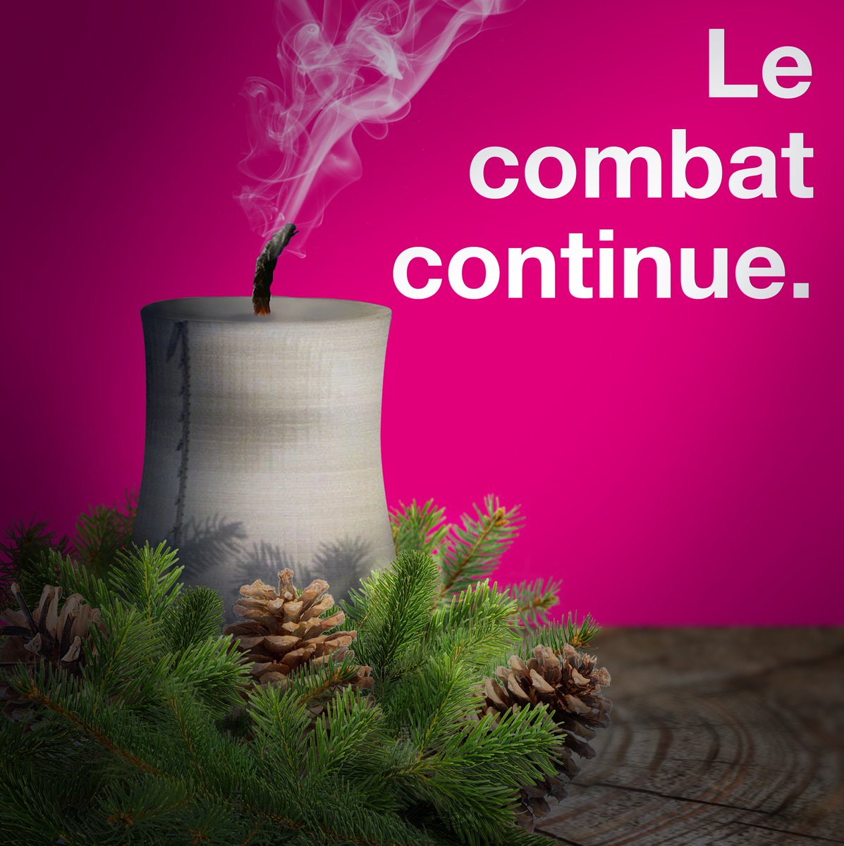 Le combat continue. Pour renforcer @LesVertsSuisse, deviens membre: bit.ly/2g6UISS #sortiedunucleaire