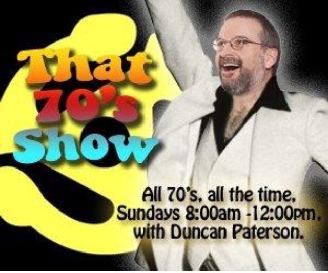 up993's tweet photo. Hour 1 of That 70's Show includes: Bee Gees, Bob Seger, SImon &amp; Garfunkle and Alice Cooper. After 9, more chances to board the Up! 🚌 too! https://t.co/UyCeriDiay