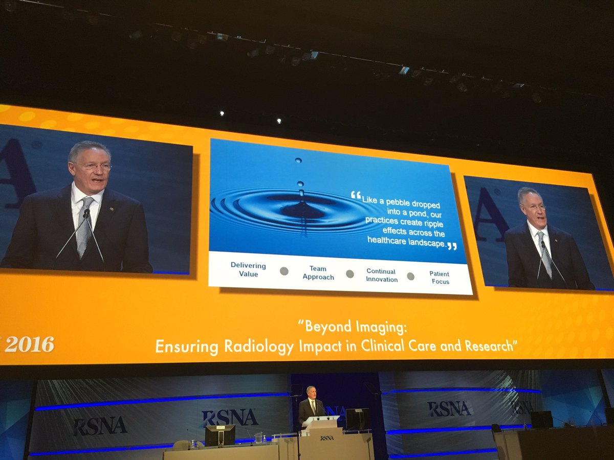 vanrad76's tweet photo. Some sage words from Dr. Baron during the president's address at #rsna16 https://t.co/SJtK1onJhe