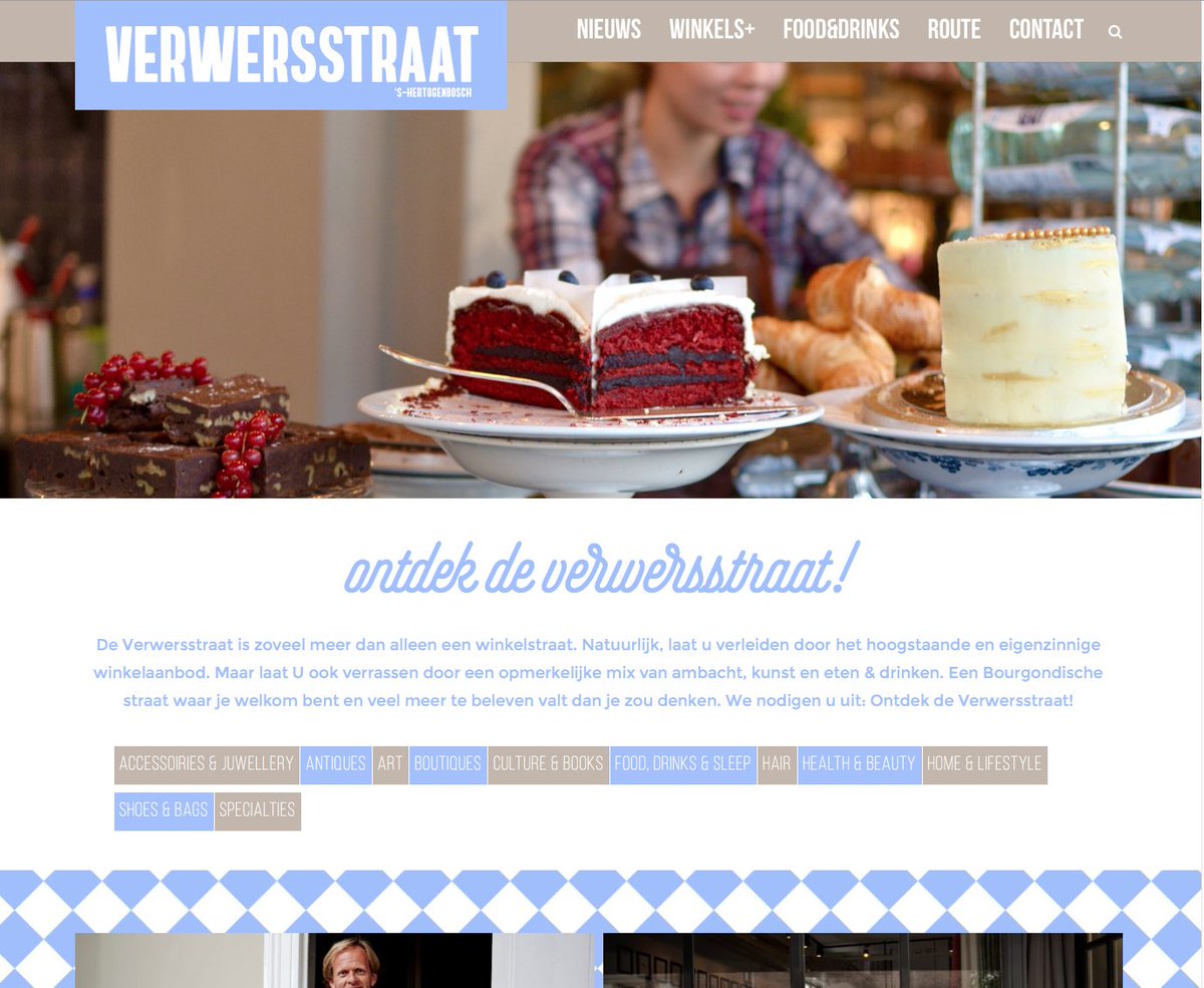 Nieuwe site voor #verwersstraat gelanceerd verwersstraat.nl
Loop er ff doorheen #denbosch #nieuws
Like onze facebook.com/verwersstraat/