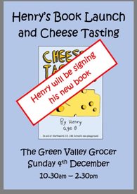 For the past year, Henry aged 8 has been reviewing our cheeses. We launch his book  "Cheese-tastic" on Sunday. You're in it <a href="/FowlersCheese/">Fowlers Cheesemakers</a>