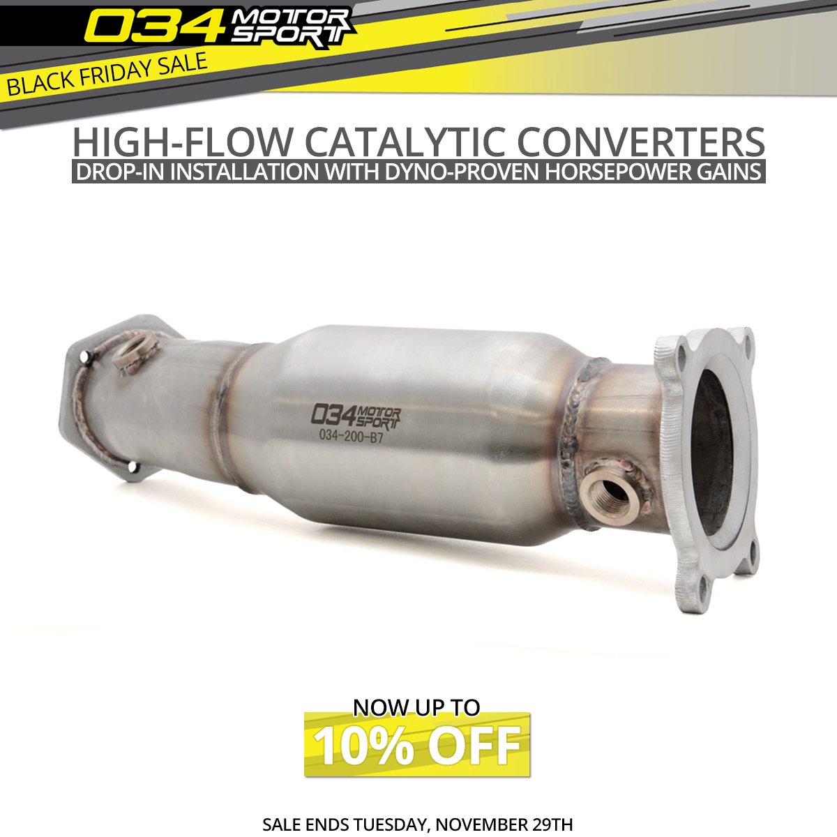 034Motorsport's tweet photo. High-Flow Catalytic Converters are 10% off until Tuesday! Get yours before it's too late! #AudiA4 #AudiA5 #B5A4 #B6A4 #B7A4 #B8A4 #B8A5 https://t.co/3bM5SCXeMh