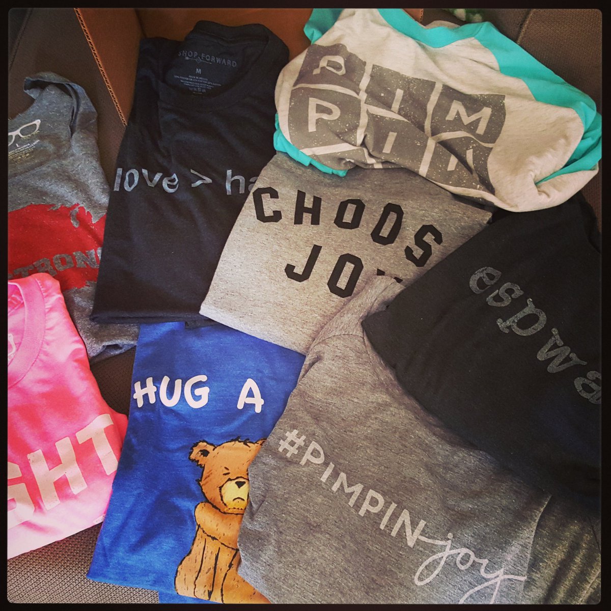 Nicolesims's tweet photo. My present to myself!  8 new to add to my collection of 7! #musthavethemall #pimpinjoy #espwa #choosejoy @mrBobbyBones @RadioAmy https://t.co/CU4CTqNlnX