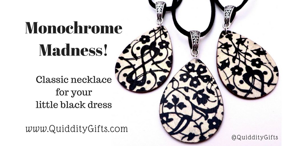 QuiddityGifts's tweet photo. Selling like hotcakes, order your classic #monochrome decoupage necklace now! https://t.co/QDYNSzrKR5 #handmadehour #sundayhour https://t.co/VeCYBVrpwU