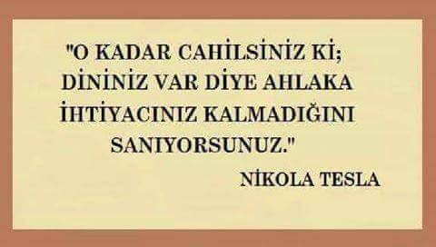 DİNİNİZ VAR DİYE AHLAKA İHTİYACINIZ ile ilgili görsel sonucu