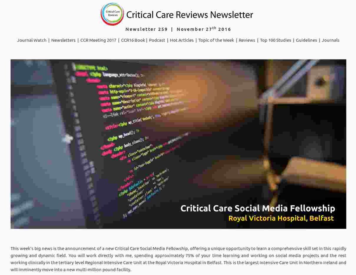 Critical Care Reviews tweet media