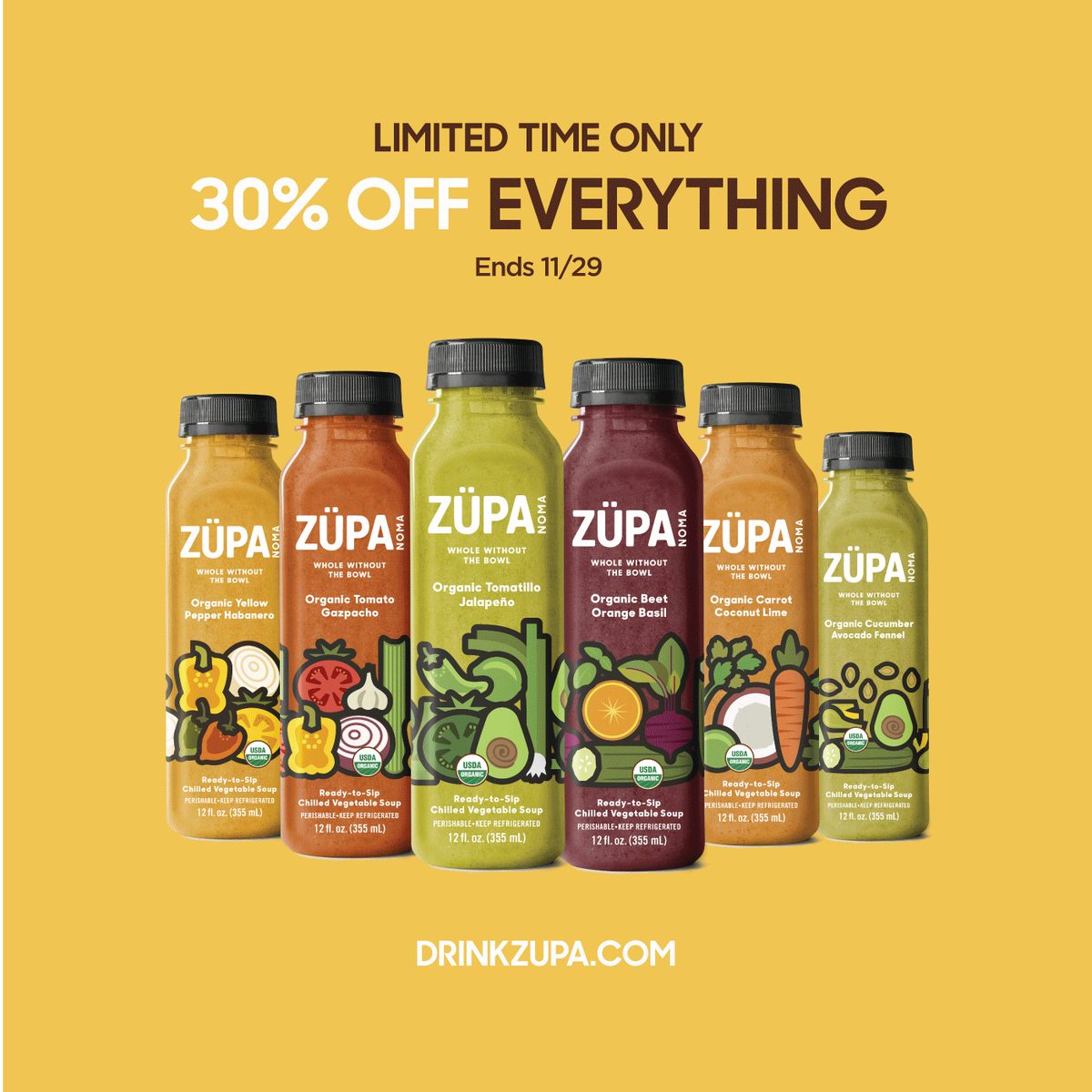medlieveggies's tweet photo. Cyber Monday healthy savings start now! Use code 'CYBERMONDAY' at checkout for 30% OFF all soups at https://t.co/fZA28BXge2 #soupsquad https://t.co/fzxNzKzba1