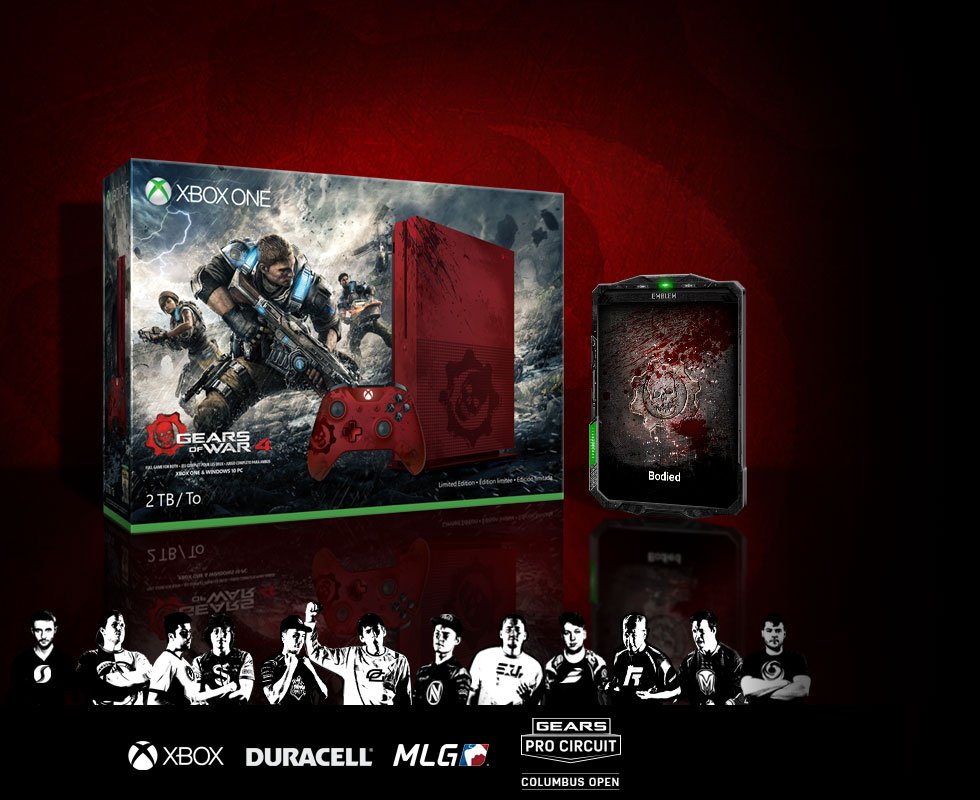 GearsofWar's tweet photo. Claim your very own exclusive "Bodied" emblem during Grand Finals. Login with your Xbox Gamertag on https://t.co/ZexhH51sUv &amp; click quests! https://t.co/9kA9bBdTBI